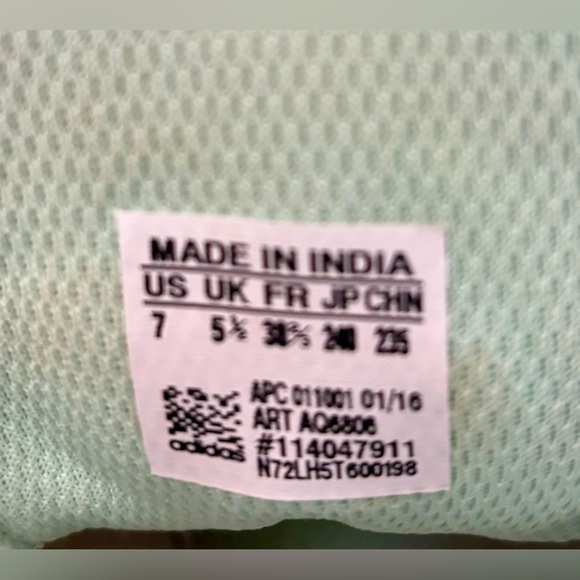 Men’s Adidas Stan Smith sneakers - Mint green crocodile embossed size men's US 7 - Picture 8 of 8